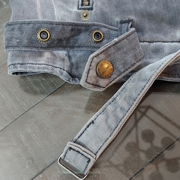 Current/ Elliott Gray Studded Moto Jacket - Picture 2 of 10